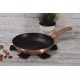 Patelnia tradycyjna BerlingerHaus BH-1510 Rose Gold 28 cm marmurowa powłoka