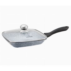 Patelnia grillowa Zilner Stonetec ZL-7068 28cm marmurowo-ceramiczna do smażenia i grillowania