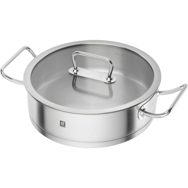 Patelnia tradycyjna Zwilling Pro 2H sauté 28 cm z pokrywką