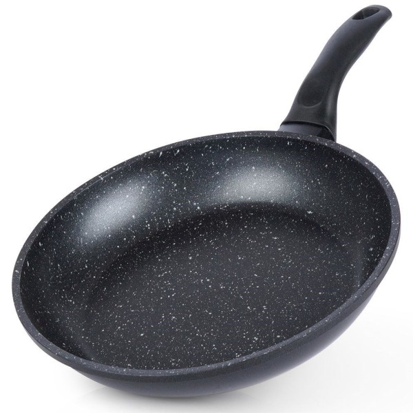 Patelnia tradycyjna Orion Grande 24 cm, granitowa non-stick, indukcja
