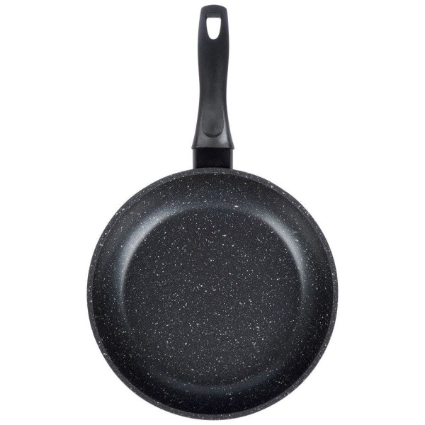 Patelnia tradycyjna Orion Grande 24 cm, granitowa non-stick, indukcja