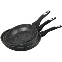 Zestaw patelni Klausberg Marmo Gold KB-7290 20/24/28 cm do smażenia i gotowania