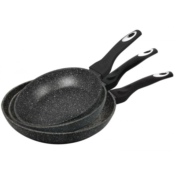 Zestaw patelni Klausberg Marmo Gold KB-7290 20/24/28 cm do smażenia i gotowania