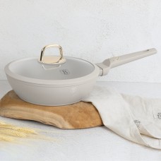 Patelnia tradycyjna BerlingerHaus Sahara BH-8062 24 cm z pokrywką głęboka