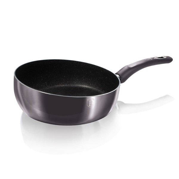 Patelnia głęboka Berlinger Haus Carbon Pro BH-6906 26cm do smażenia i duszenia potraw