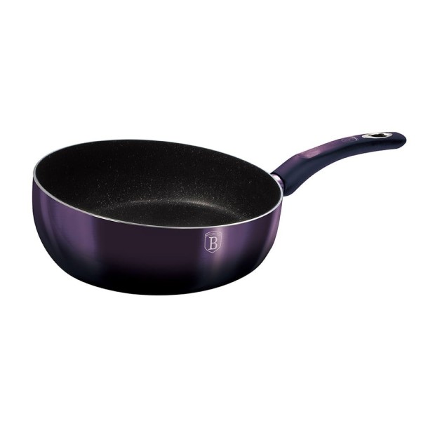 Głęboka patelnia Berlinger Haus Chef Flip 26 cm Purple Eclipse do smażenia i duszenia