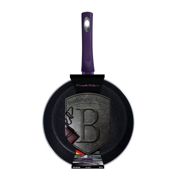 Głęboka patelnia Berlinger Haus Chef Flip 26 cm Purple Eclipse do smażenia i duszenia