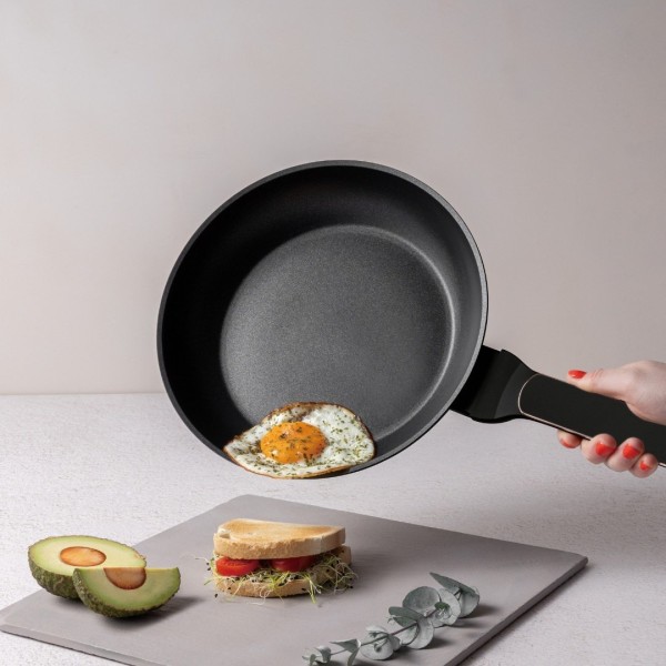 Пательня BerlingerHaus BH-8346 Black Rose Collection 24 см для смаження та приготування їжі