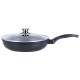 Patelnia tradycyjna ORION Grande 28 cm, granitowa non-stick, z pokrywką, na indukcję