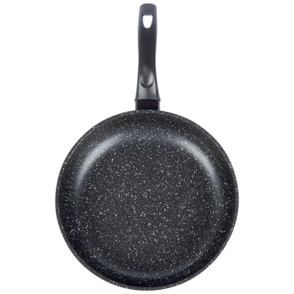 Patelnia tradycyjna ORION Grande 28 cm, granitowa non-stick, z pokrywką, na indukcję