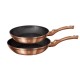 Zestaw patelni Berlinger Haus Metallic Line Rose Gold BH-1611-N 22/26 cm do smażenia i duszenia