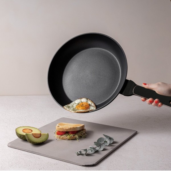 Пательня традиційна BerlingerHaus BH-8347 Black Rose 28 см для смаження і приготування їжі