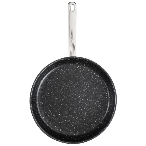 Patelnia tradycyjna VILDE 199019, stal nierdzewna 28 cm, nieprzywierająca, indukcja