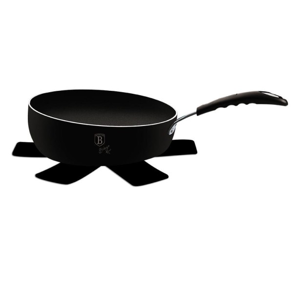 Patelnia głęboka Berlinger Haus Black Pro BH-6120 Titanium 26 cm do smażenia i duszenia
