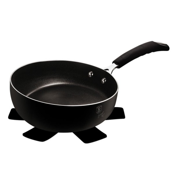 Patelnia głęboka Berlinger Haus Black Pro BH-6120 Titanium 26 cm do smażenia i duszenia