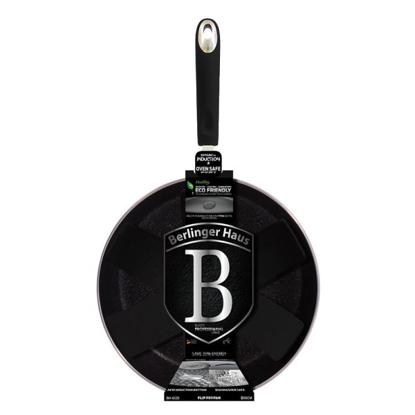 Patelnia głęboka Berlinger Haus Black Pro BH-6120 Titanium 26 cm do smażenia i duszenia