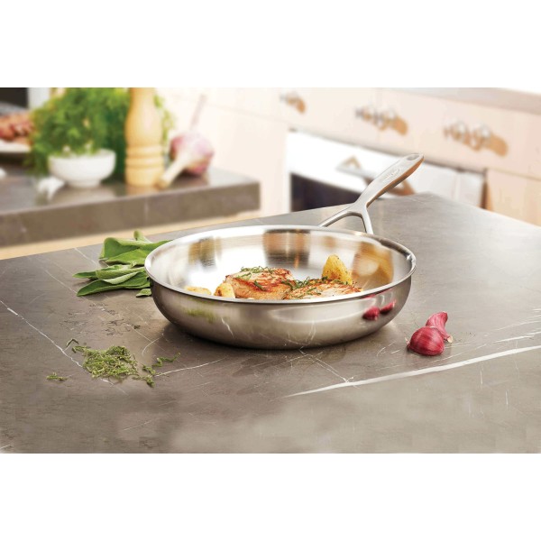 Patelnia tradycyjna Demeyere Multiline 7 płytka 32 cm do smażenia