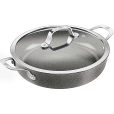 Patelnia tradycyjna Ballarini Salina Ceramic 28 cm z pokrywką 2H