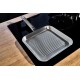 Patelnia grillowa ZWILLING PLUS Stalowa 24 cm do przyrządzania potraw z grilla