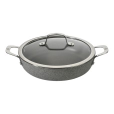 Patelnia tradycyjna Ballarini Salina Granitium indukcyjna głęboka 28 cm z uchwytami