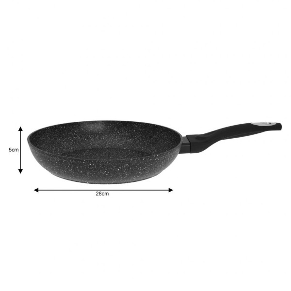Patelnia Granitowa Klausberg Marmo Gold KB-7035 28cm Idealna do smażenia i duszenia