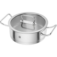 Patelnia tradycyjna Zwilling Pro sauté 24 cm z pokrywką do smażenia