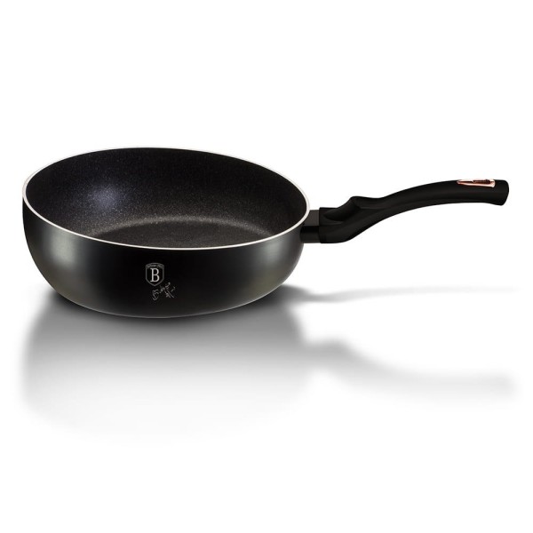 Patelnia głęboka Berlinger Haus Chef Flip 26cm Black Rose do smażenia i duszenia