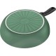 Patelnia tradycyjna Ballarini Caprera z pokrywką 28 cm zielona do smażenia sauté