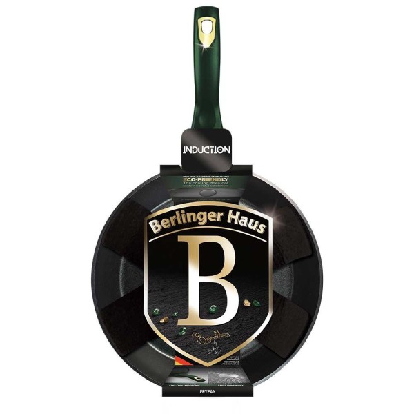 Пательня Berlinger Haus Metallic Line Emerald 24 см для традиційного готування