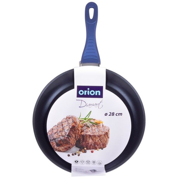 Patelnia tradycyjna Orion DIAMANT 28 cm — nieprzywierająca, na indukcję
