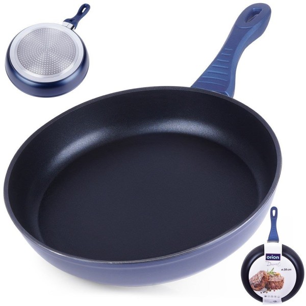Patelnia tradycyjna Orion DIAMANT 28 cm — nieprzywierająca, na indukcję