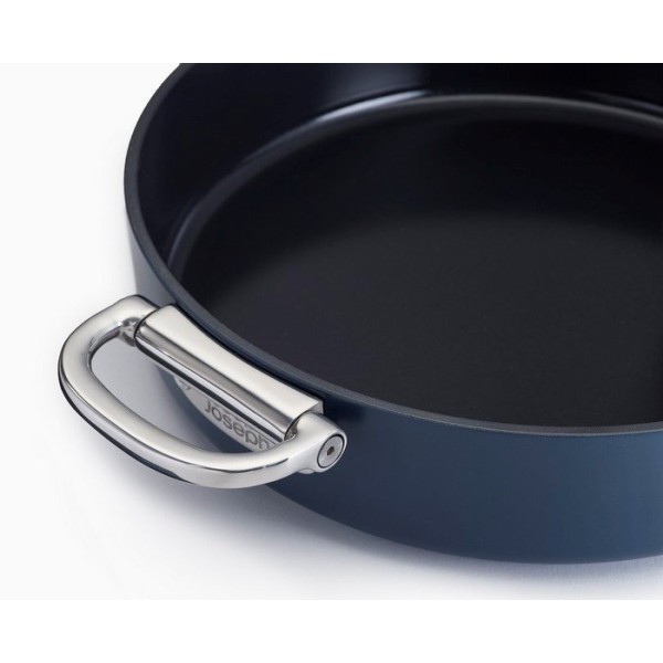 Пательня JJ Space 30 см, зі складною ручкою — для смаження на плиті та походів
