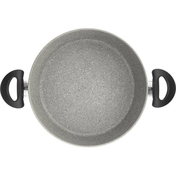 Patelnia tradycyjna Ballarini Ferrara granitowa indukcyjna głęboka 28 cm z 2 uchwytami