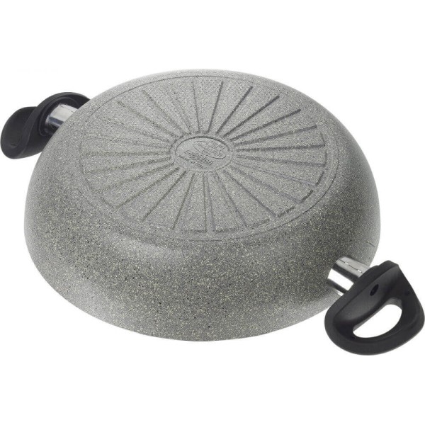 Patelnia tradycyjna Ballarini Ferrara granitowa indukcyjna głęboka 28 cm z 2 uchwytami