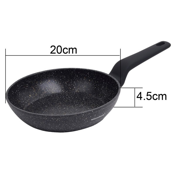 Patelnia Klausberg KB-7663 20cm z powłoką marmurową do smażenia bez przywierania