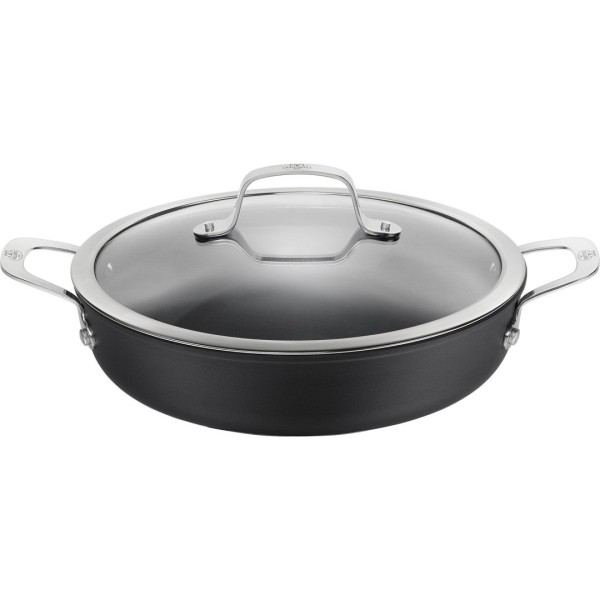 Patelnia tradycyjna Ballarini Alba głęboka 24 cm indukcyjna z 2 uchwytami