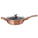 Patelnia granitowa Berlinger Haus Metallic Line Rosegold 28cm do smażenia i gotowania