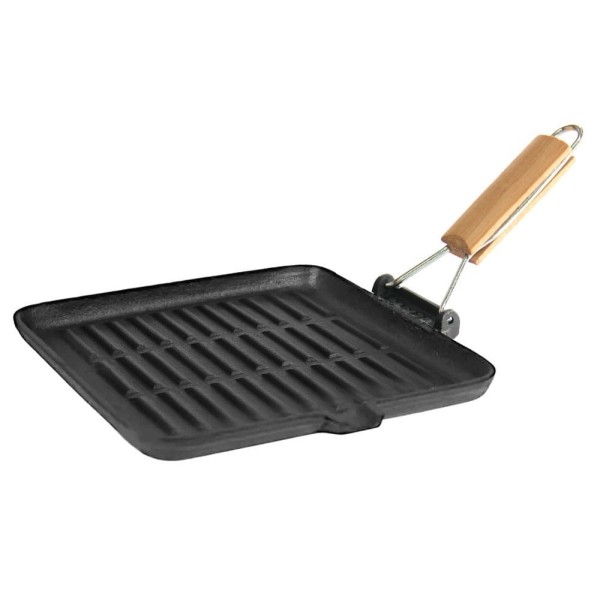 Patelnia żeliwna Krisberg KS-2563 24 cm do grillowania i smażenia