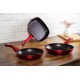 Zestaw patelni Berlinger Haus Metallic Line Burgundy BH-1289-N do smażenia 20/24/28 cm granitowych