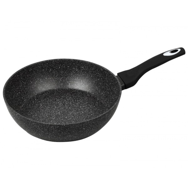Patelnia głęboka Klausberg Marmo Gold KB-7294 28 cm, do smażenia i duszenia potraw