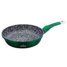 Patelnia żaroodporna Zilner Stonetec Emerald 26 cm marmurowo-ceramiczna do smażenia zdrowych potraw