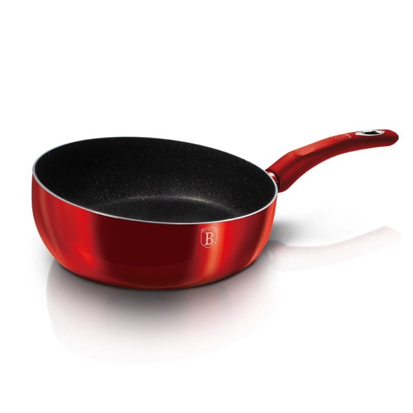 Patelnia głęboka Berlinger Haus Chef Flip 26cm Burgundy do smażenia i duszenia