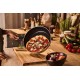 Patelnia tradycyjna Ballarini Ledro sauté 28 cm z pokrywką do smażenia