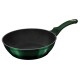 Patelnia granitowa Berlinger Haus Metallic Line Emerald BH-6049 24 cm z pokrywką do smażenia i duszenia