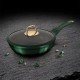Patelnia granitowa Berlinger Haus Metallic Line Emerald BH-6049 24 cm z pokrywką do smażenia i duszenia