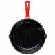 PATELNIA ŻELIWNA EMALIOWANA 20cm Z SILIKONOWĄ NAKŁADKĄ 199154