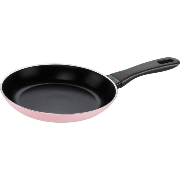 Patelnia tradycyjna Ballarini Caprera 20 cm płytka różowa do smażenia