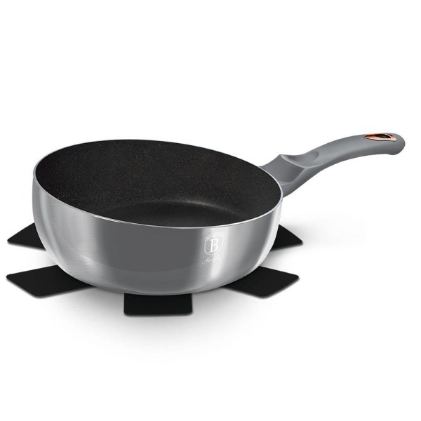 Patelnia głęboka Berlinger Haus Moonlight Edition BH-6006 Titanium 26 cm do smażenia i duszenia
