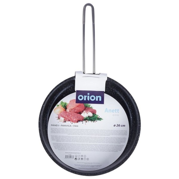 Patelnia tradycyjna Orion GRANDE 26 cm, stal nierdzewna, nieprzywierająca, indukcja