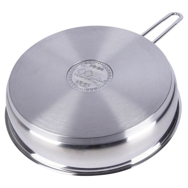 Patelnia tradycyjna Orion GRANDE 26 cm, stal nierdzewna, nieprzywierająca, indukcja